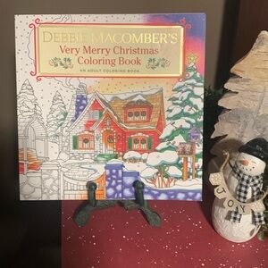 Debbie Macomber Christmas Coloring Book…45 pages to color